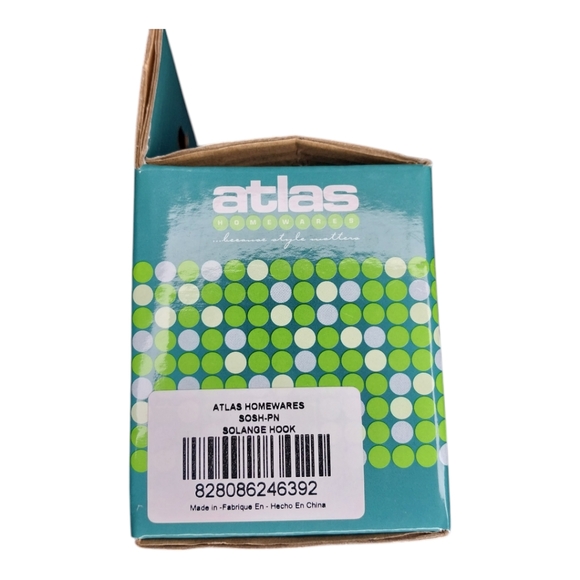 Atlas Solid Brass Robe / Towel Hook - Picture 3 of 4